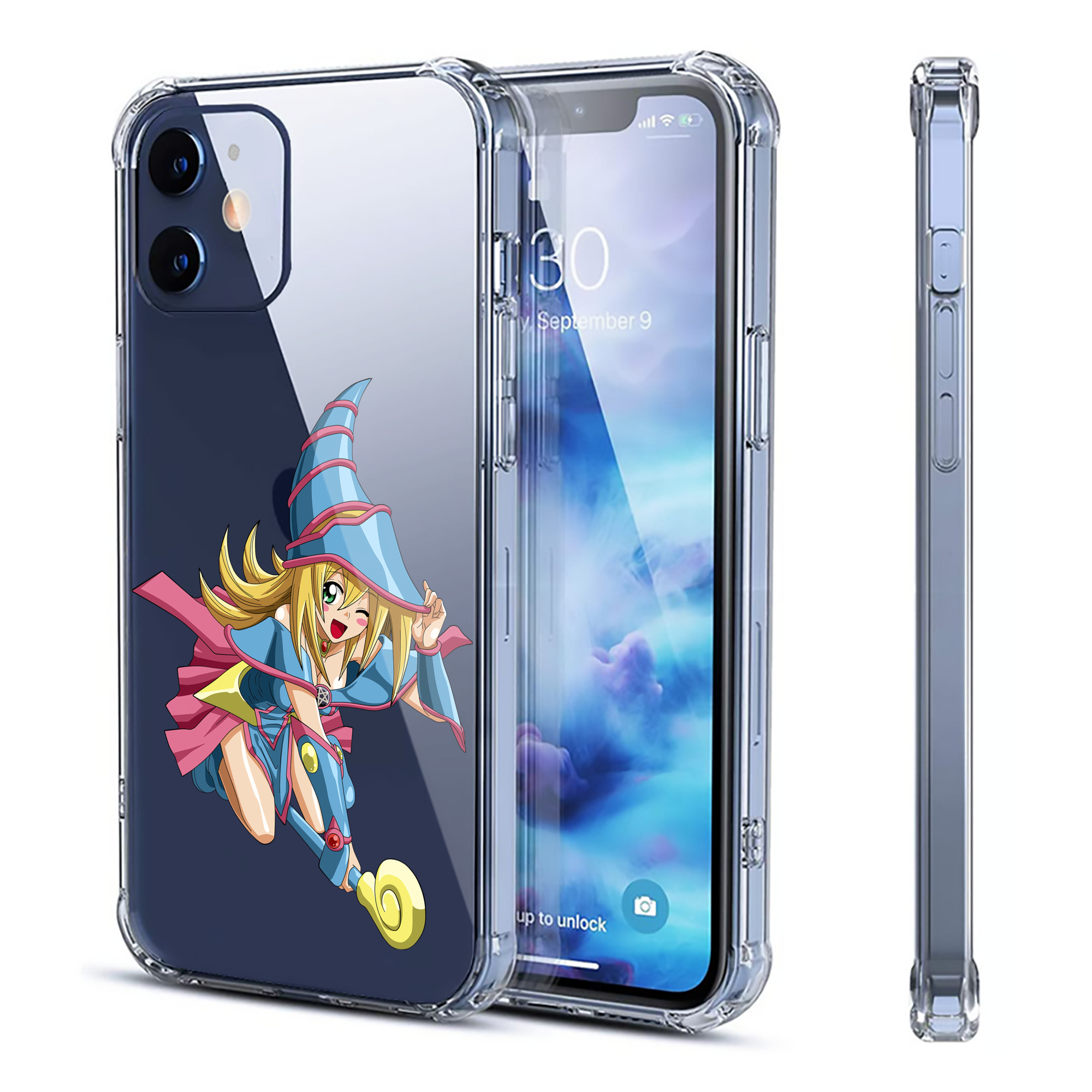 （画像用） 遊☆戯☆王 Yu-Gi-Oh! 【iPhone 12シリーズ対応】透明スマホケース（クリアソフトケース）